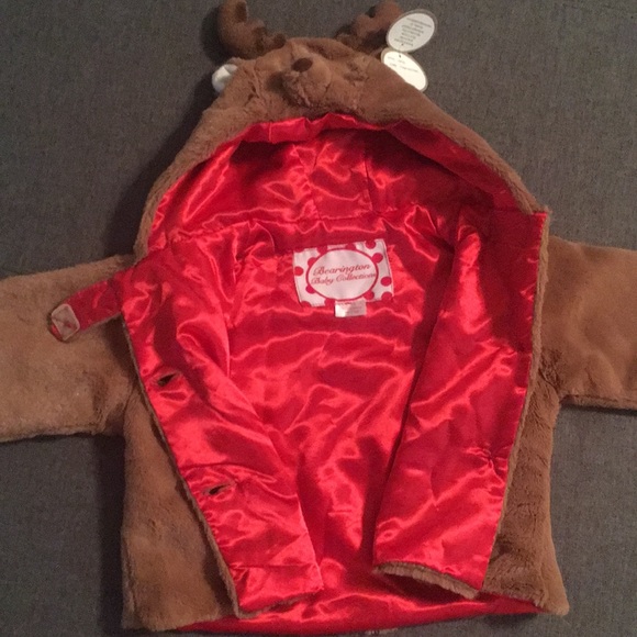 🎁 Lil Reindeer Coat by Bearington Baby - Picture 5 of 10